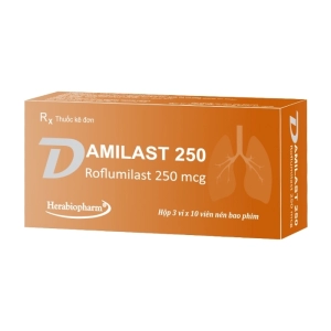 Damilast 250 Herabiopharm 3 vỉ x 10 viên (Roflumilast)
