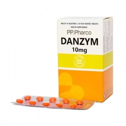 Danzym 10mg P.P Pharco 10 vỉ x 10 viên - Hỗ trợ giảm phù nề Danzym 10mg P.P Pharco 10 vỉ x 10 viên - Hỗ trợ giảm phù nề