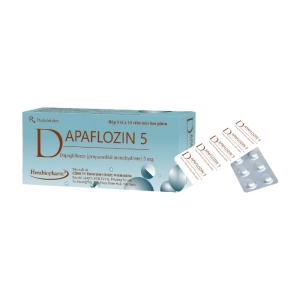 Dapaflozin 5 Herabiopharm 3 vỉ x 10 viên (Dapagliflozin)