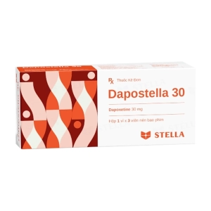 Dapostella 30 Stellapharm 1 vỉ x 3 viên (Dapoxetine)