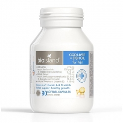 Dầu cá cho bé Bio Island Cod Liver Fish Oil Dầu cá cho bé Bio Island Cod Liver Fish Oil