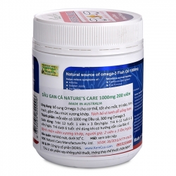 Dầu cá Nature's Care Fish Oil Omega 3 1000mg