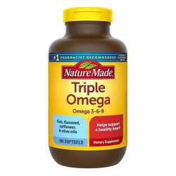 Dầu cá Nature Made Triple Omega 3-6-9,  Chai 180 viên