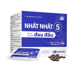 Nhất Nhất 5 10 gói x 16 viên - Hỗ trợ người bị đau đầu Nhất Nhất 5 10 gói x 16 viên - Hỗ trợ người bị đau đầu