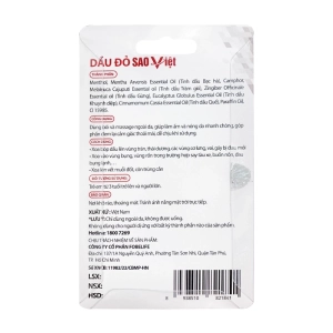 Dầu Đỏ Sao Việt Fobelife 3ml Dầu Đỏ Sao Việt Fobelife 3ml