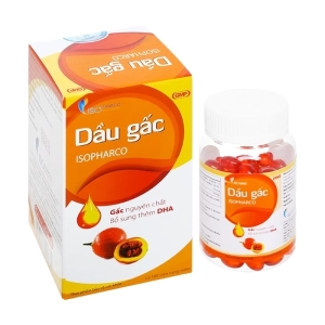 Dầu Gấc Isopharco 100 viên - Bổ sung dầu gấc thiên nhiên