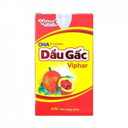Dầu gấc DHA Viphar, Hộp 100 viên Dầu gấc DHA Viphar, Hộp 100 viên