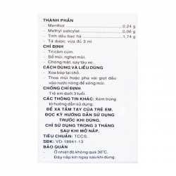 Dầu Gió Nâu Pharmedic 3ml Dầu Gió Nâu Pharmedic 3ml