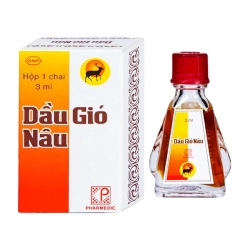 Dầu Gió Nâu Pharmedic 3ml Dầu Gió Nâu Pharmedic 3ml