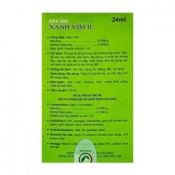 Dầu gió xanh Vim 2 Báo Gấm 24ml