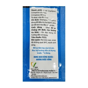 Dầu Gội Shampoo Ciclopirox VCP gói 6ml Dầu Gội Shampoo Ciclopirox VCP gói 6ml