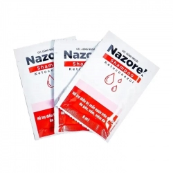 Dầu gội trị gàu Nazorel, Hộp 50 gói x 6ml