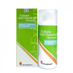 Dầu gội trị gầu, trị nấm Exitans Anti Druff Shampoo 150ml Lancopharm Dầu gội trị gầu, trị nấm Exitans Anti Druff Shampoo 150ml Lancopharm