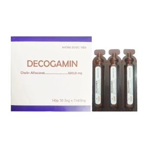 Decogamin 600mg Medisun 30 ống x 7ml (Choline alfoscerat)