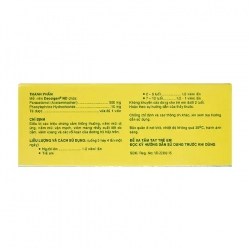 Decolgen ND United Pharm 12 vỉ x 10 viên - Điều trị cảm cúm, cảm lạnh Decolgen ND United Pharm 12 vỉ x 10 viên - Điều trị cảm cúm, cảm lạnh