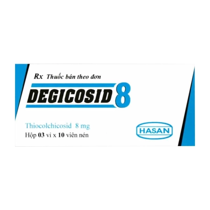 Degicosid 8 Hasan 3 vỉ x 10 viên