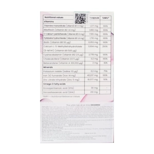 Dehamax 5-MTHF 2 vỉ x 15 viên - Bổ sung vitamin cho phụ nữ mang thai, cho con bú