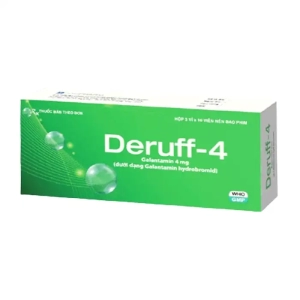 Deruff-4 Davipharm 3 vỉ x 10 viên (Galantamine)