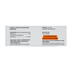 Deruff 8mg Davipharm 4 vỉ x 7 viên (Galantamine)