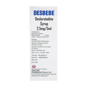 Desbebe 2.5mg/5ml Gracure 60ml (Desloratadine)