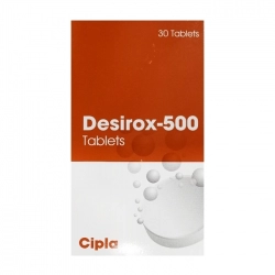 Desirox 500mg Deferasirox Dispersible 30 Viên