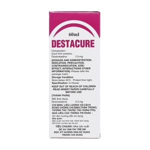 Destacure 2.5mg/5ml Gracure chai 60ml (Desloratadine)