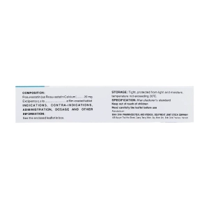 Devastin 20 Bidiphar 3 vỉ x 10 viên (Rosuvastatin)