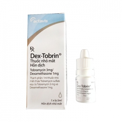 Thuốc nhỏ mắt Dex-Tobrin 0.3%, Hộp 5ml Thuốc nhỏ mắt Dex-Tobrin 0.3%, Hộp 5ml