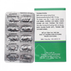 Thuốc hô hấp Imexpharm Dexipharm 15mg, Hộp 200 viên