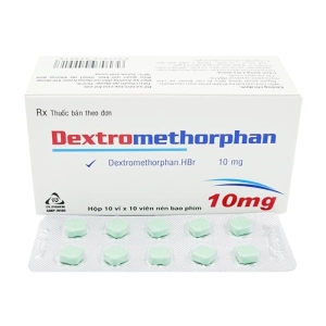 Dextromethorphan 10mg TV.Pharm 10 vỉ x 10 viên (Dextromethorphan)