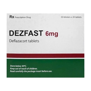 Dezfast 6mg Lacer 3 vỉ x 20 viên (Deflazacort)