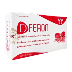 Dferon Fobelife 3 vỉ x 10 viên Dferon Fobelife 3 vỉ x 10 viên