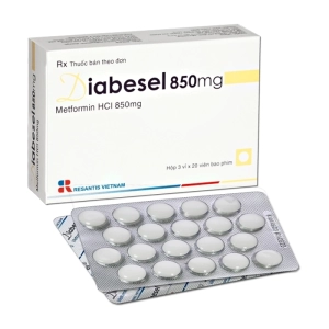 Diabesel 850 Resantis 3 vỉ x 20 viên (Metformin)