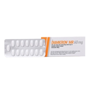 Diamicron MR 60mg Servier 2 vỉ x 15 viên (Gliclazide)