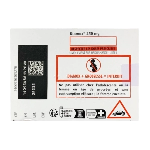 Diamox 250mg Cooper 2 vỉ x 12 viên