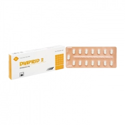 Diaprid 2mg Pymepharco 2 vỉ x 15 viên Diaprid 2mg Pymepharco 2 vỉ x 15 viên