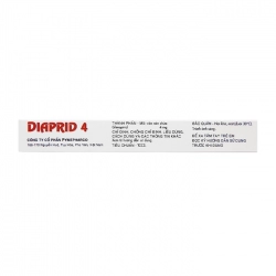 Diaprid 4mg Pymepharco 2 vỉ x 15 viên Diaprid 4mg Pymepharco 2 vỉ x 15 viên