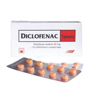 Diclofenac Tablets 50mg PMP 10 vỉ x 10 viên Diclofenac Tablets 50mg PMP 10 vỉ x 10 viên