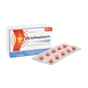 Diclothepharm 50mg Thephaco 10 vỉ x 10 viên (Diclofenac natri)