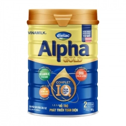 Dielac Alpha Gold 2 Vinamilk 400g - Hỗ trợ phát triển toàn diện Dielac Alpha Gold 2 Vinamilk 400g - Hỗ trợ phát triển toàn diện