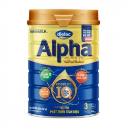 Dielac Alpha Gold 3 Vinamilk 850g - Hỗ trợ phát triển toàn diện Dielac Alpha Gold 3 Vinamilk 850g - Hỗ trợ phát triển toàn diện