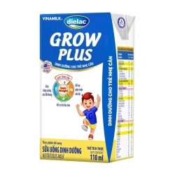 Dielac Grow Plus Vinamilk 48 hộp x 110ml - Sữa uống dinh dưỡng Dielac Grow Plus Vinamilk 48 hộp x 110ml - Sữa uống dinh dưỡng