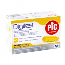 Digitest Lancets Pic Solution 200 cái - Bộ lấy máu thử đường