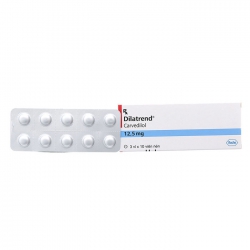 Thuốc Dilatrend 12.5mg, Hộp 30 viên
