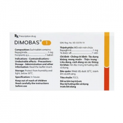 Dimobas 1 Agimexpharm 4 vỉ x 15 viên