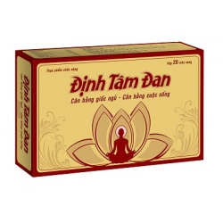 Định Tâm Đan Giúp An Thần, Cho Giấc Ngủ Ngon | Hộp 2 vỉ x 10 viên