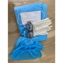 Đồ bảo hộ y tế phòng dịch (Quần áo, khẩu trang, kính, bao tay) - Covid 19