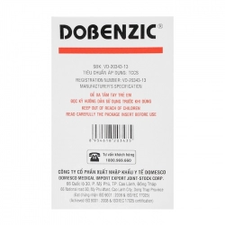Dobenzic 3mg Domesco 3 vỉ x 10 viên Dobenzic 3mg Domesco 3 vỉ x 10 viên