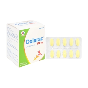 Dolarac 500mg Domesco 10 vỉ x 10 viên