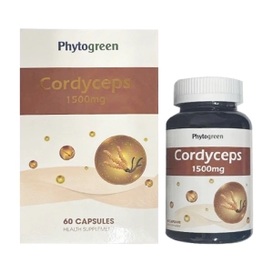 Cordyceps 1500mg Phytogreen 60 viên - Hỗ trợ tăng cường sức khỏe